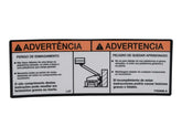 1703946 Decal, Warning Crushing (Lat) | JLG